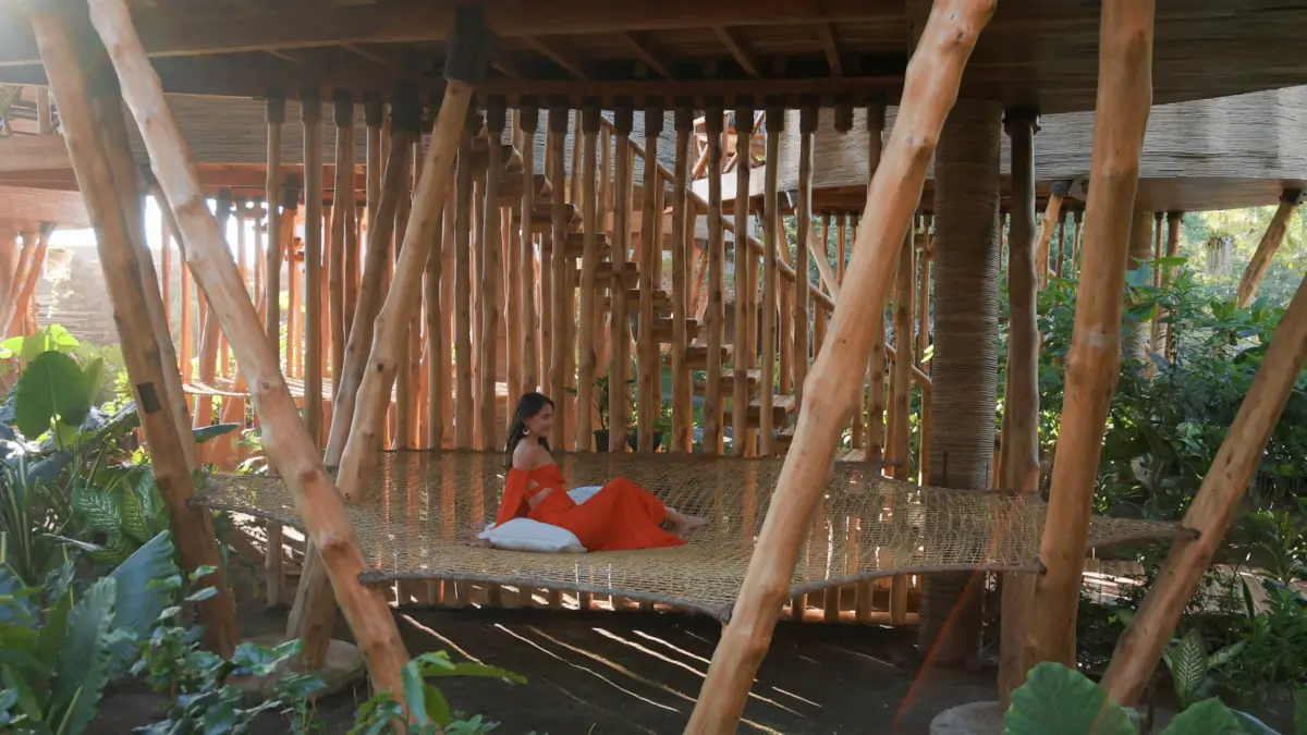 Rest space at the Mizata sanctuary
